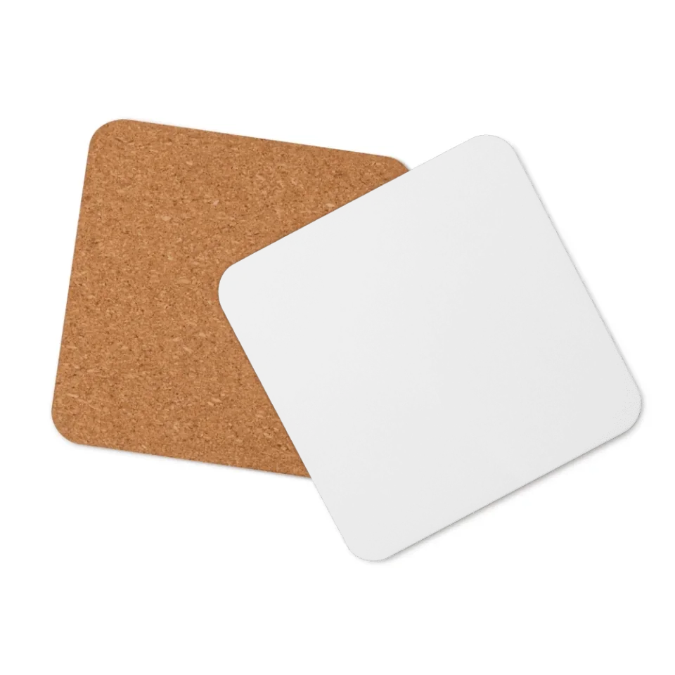 Custom Map Cork-Back Coaster | Personalized Non-Slip, Heat-Resistant Coaster for Everyday Use